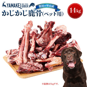煮込んでスープ、かじって歯磨き鹿骨セット（鹿骨かじかじ14ｋｇ）