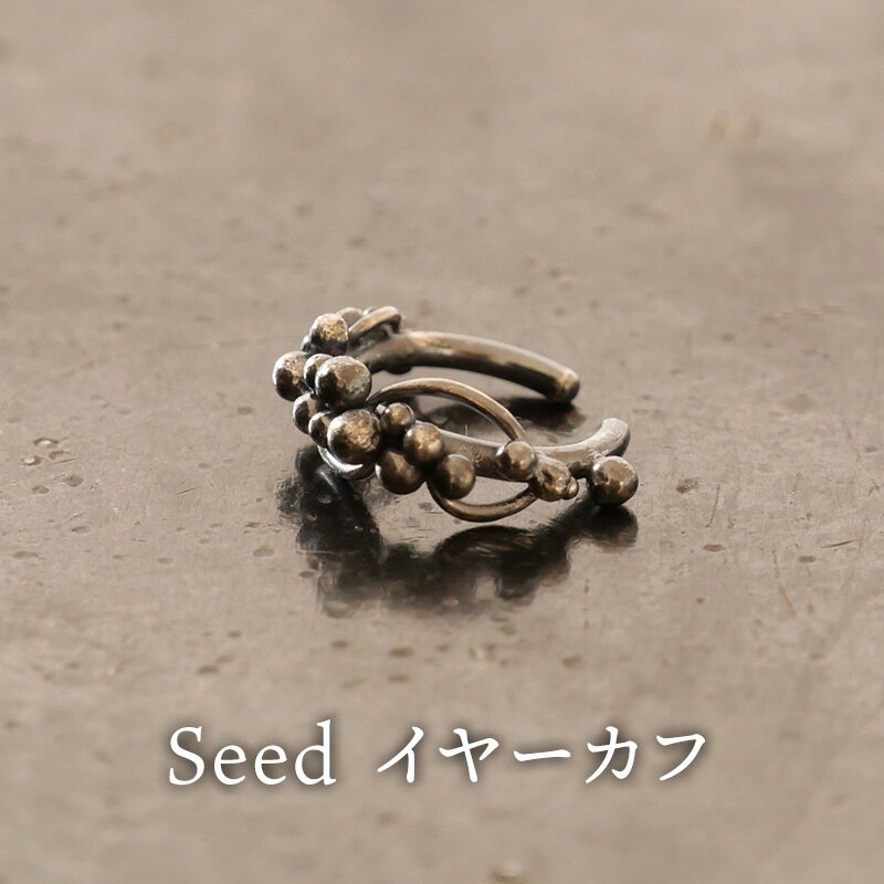【ふるさと納税】ジュエリー seed イヤーカフ 彫金 シルバー925 アクセサリー