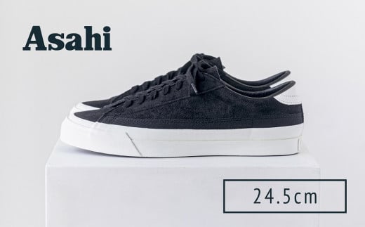 ASAHI BELTED  SUEDE BLACK（24.5cm）_Ls032-5