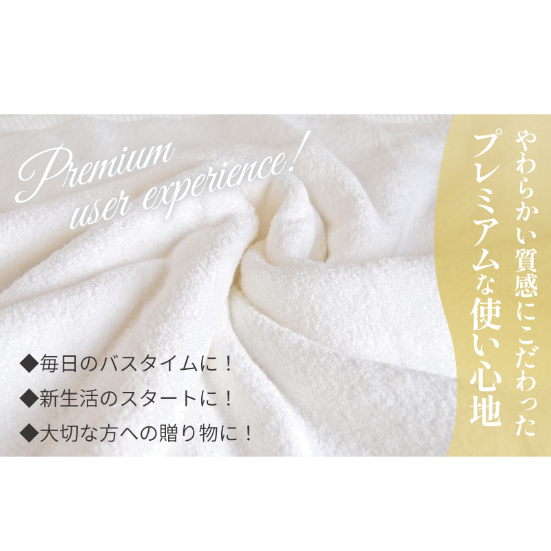 【スピード発送】GFプレミアム フェイスタオル 4枚セット アソート【泉州タオル 日本製 国産 シンプル 日用品】 G5642_イメージ4