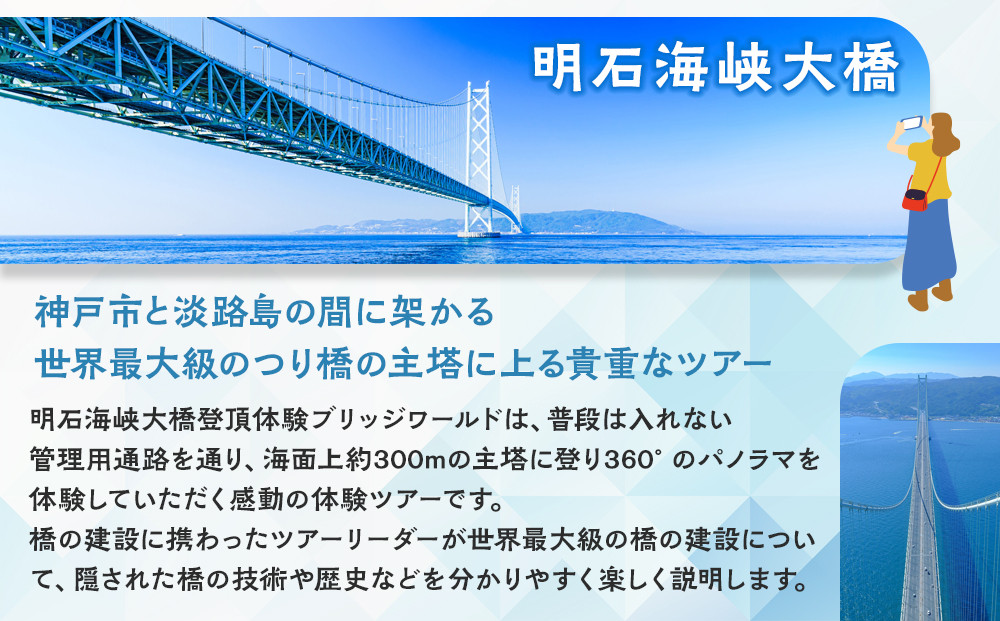 【2026年3月利用分】明石海峡大橋登頂体験ブリッジワールド