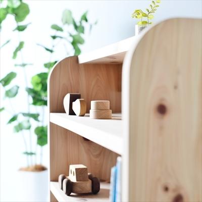 ふるさと納税 霧島市 国産!霧島の絵本棚(1台)霧島ヒノキと大川家具のコラボ【井上企画】　P3-001 |  | 03