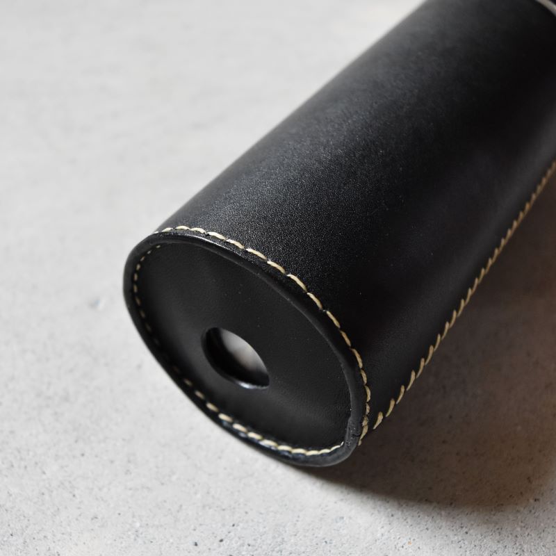 Teha’amana Bottle+Bottle Cover ステンレスボトル+革のボトルセット ブラック テハマナ 革 皮 雑貨 おしゃれ ボトルカバー レザー 本革 ドリンク こだわりの逸品 地域