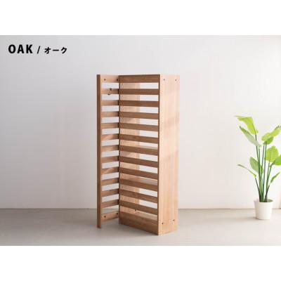 ふるさと納税 大川市 エルブロック パーティションシェルフHb オーク ハイタイプ(幅66 奥行29 高さ160) |  | 01