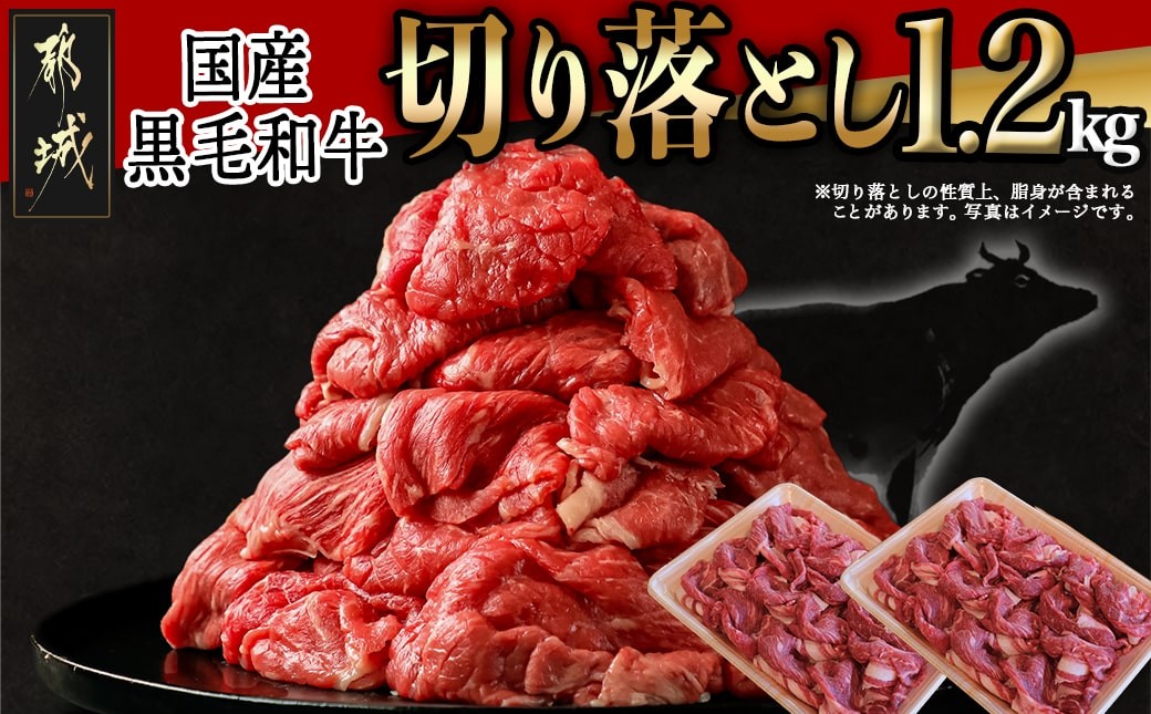 
【国産黒毛和牛】切り落とし1.2kg 600g×2P_MJ-E907_(都城市) 黒毛和牛 切り落とし 肉じゃが 牛丼 ハヤシライス ビーフシチュー 使いやすい アレンジ

