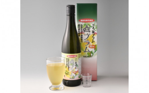 
クエン酸プラム （機能性表示食品） 720ml 希釈タイプ / 和歌山 田辺市 梅 健康 クエン酸 疲労軽減 ドリンク 水分補給
