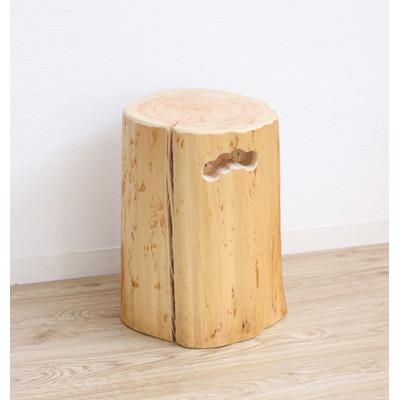 ふるさと納税 海南市 ヒノキ切り株スツール