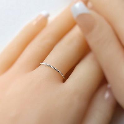 ふるさと納税 藤沢市 シルバー ミル打ち 華奢リング P3〜30号 マイナスサイズ対応 ピンキーリング ご希望サイズで制作 |  | 01