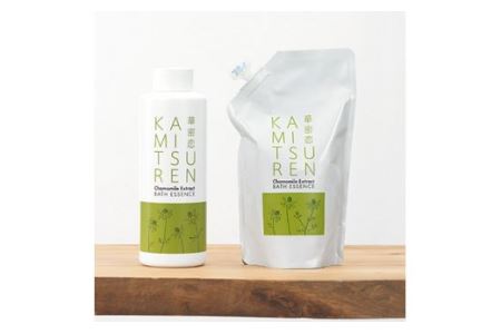 華密恋 カミツレエキス100％薬用入浴剤　400ml＆詰替え350ml 入浴剤
