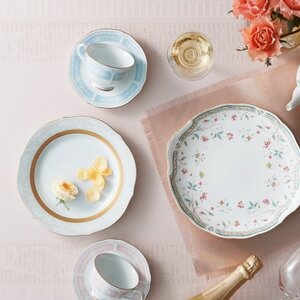 ノリタケ【ハンプシャーゴールド】23cmアクセントプレートペア【1637859】