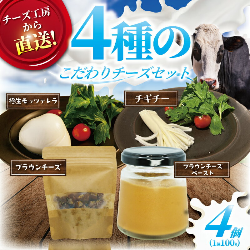 【ふるさと納税】 チーズ ブラウンチーズ チーズ セット 4種 ブラウンチーズ入 モッツァレラチーズ ペースト チギチー さけるチーズ 手作 乳製品 CHEESE 新鮮 極生 モッツァレラ ちーず ナチュラルチーズ Aprotodo’S株式会社 1万円 10000円 RRAAP BREWERY 神奈川 湘南 藤沢