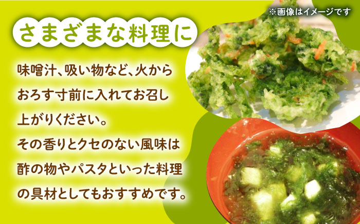 あおさ （スタンドパック6袋）【うえはら株式会社】《対馬市》海産物 特産品 アオサ 青のり うどん 味噌汁 磯の香り 食物繊維 ミネラル [WAI019]