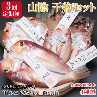 ふるさと納税 出雲市 【定期便3回】海の幸干物セットAを3回お届けします!