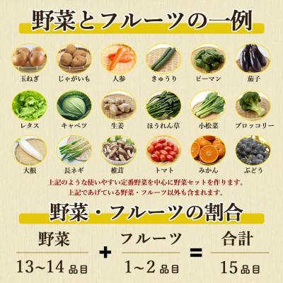 ふるさと納税 時津町 野菜のプロ40年が届ける厳選野菜セット 果物付き 15品目以上 詰め合わせ |  | 02