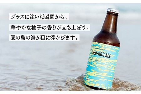 【全3回 定期便 】クラフトビール 地ビール  YUZU-KOJI ALE 6本 【ISLAND BREWERY】 《 壱岐市 》[JED015] 54000 54000円
