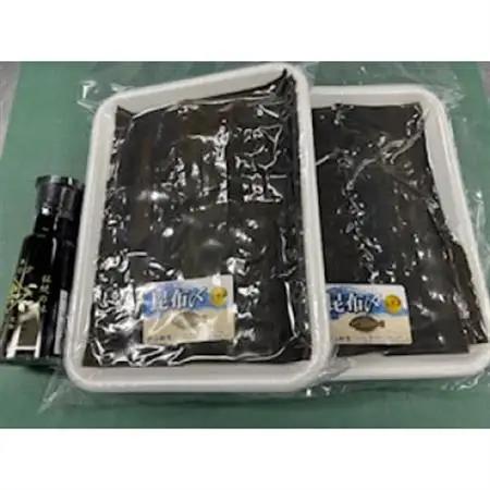 ヒラメの昆布締めと新湊産中六醤油セット【配送不可地域：離島】【1626084】