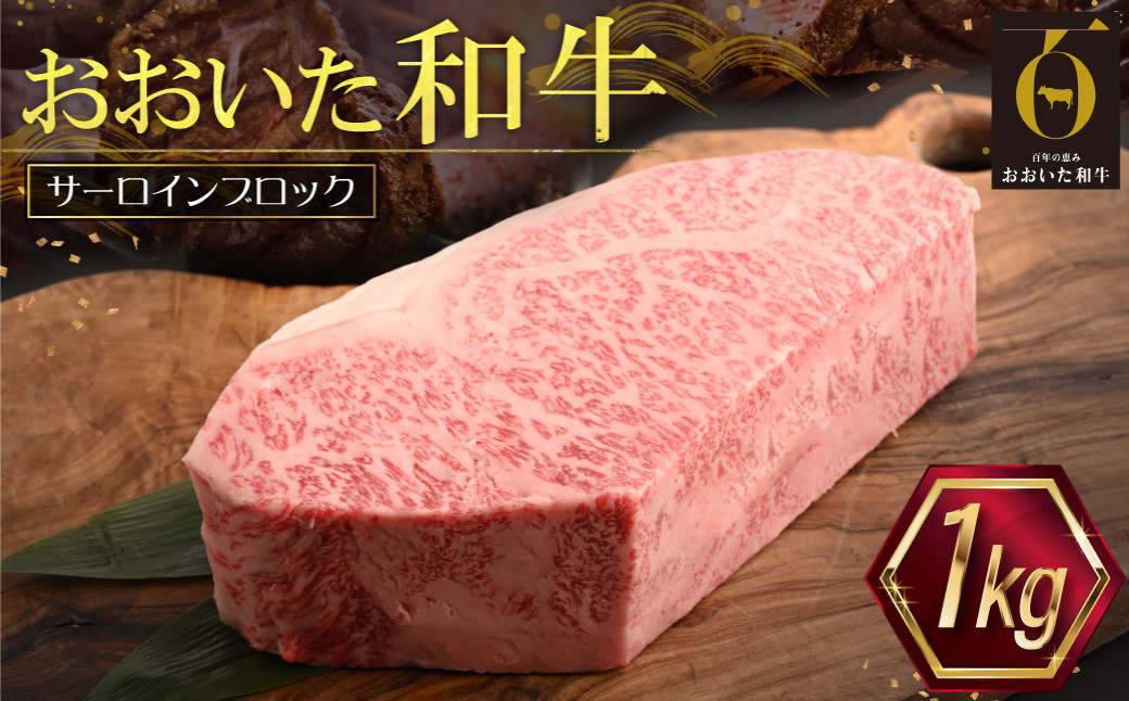 
            おおいた和牛サーロインブロック【1kg】 G24
          