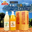 【ふるさと納税】 完熟 みかんジュース 化粧箱入り 木成り 2本セット 1000ml×2本 こうの果樹園 みかん ジュース ストレート ストレートジュース 100%ジュース 果汁 飲料 フルーツ 100％ 甘い さっぱり 蜜柑 ギフト 産地直送 数量限定 国産 愛媛 宇和島 H012-182001