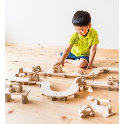ふるさと納税 三豊市 木のおもちゃ　くるまセット　2018年グッド・トイ賞　木製品 |  | 01