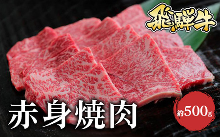 飛騨牛 赤身焼肉　約500g ｜国産 和牛 牛肉