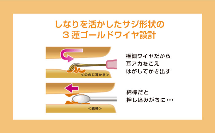 【数量限定】 ののじNeo　爽快ソフト耳かき【ののじ株式会社】 [AKBV004] ブラック EWN-03BL