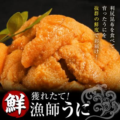 ふるさと納税 利尻富士町 2026年発送予約 塩水エゾバフンウニ100g×2P&昆布まみれソース180ml×2本 昆布屋神兵衛 |  | 01