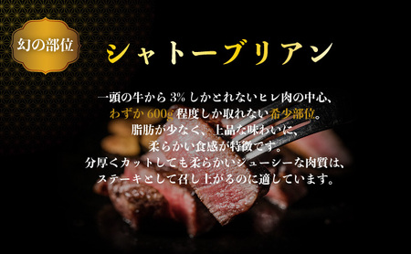 ＜定期便12回＞ 佐賀牛シャトーブリアン 計12.9kg (1080g×12回)