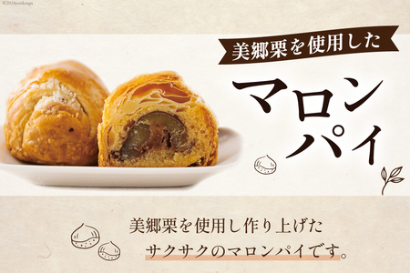 和栗 マロンパイ (9個) 和栗 栗 スイーツ お取り寄せ 栗づくし 冷凍 送料無料 手作り 宮崎県 栗 美郷町産 美郷栗 国産 栗 贈答品 ギフト 詰め合わせ 栗