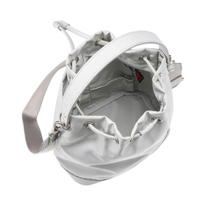 豊岡鞄 TUTUMU sacca Rich S4700RI Sグレー/ 巾着型 2WAY BAG ショルダーバッグ 手提げバッグ ショルダベルト付き レディース 高級 おしゃれ バッグ かばん カバン