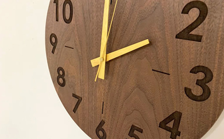 wood clock 330WN ｜ 壁掛け時計 木製