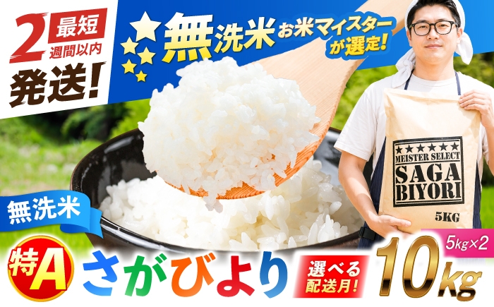 
                  【選べる配送月】【新米・令和8年産 先行予約】さがびより 無洗米 10kg（5kg×2袋） | おこめ ごはん 米 お米 白米 こめ コメ ブランド米 精米 国産 お米 むせんまい 特A 新生活 お祝い ギフト 仕送り|   吉野ヶ里町/大塚米穀店 [FCW048]
                