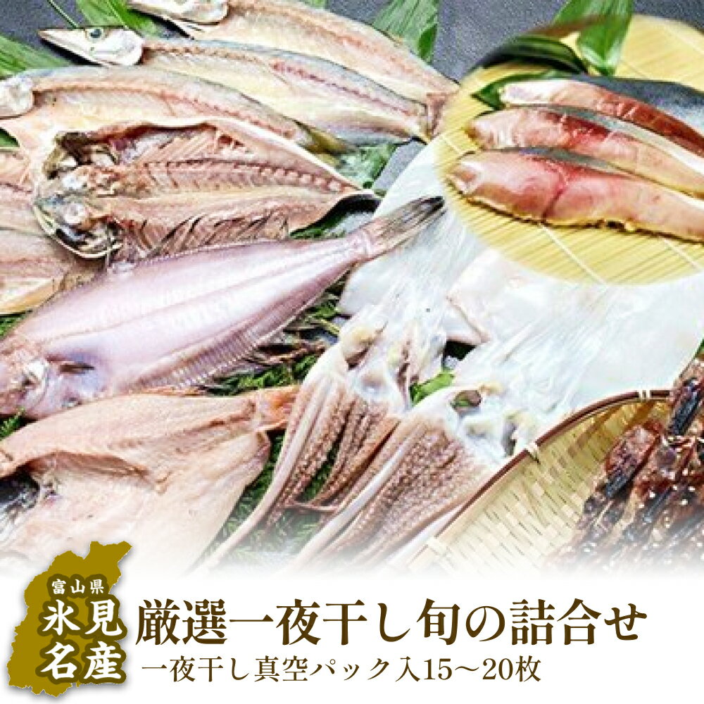 【ふるさと納税】〈父の日ギフト受付可能〉氷見産厳選一夜干し旬の詰合せ