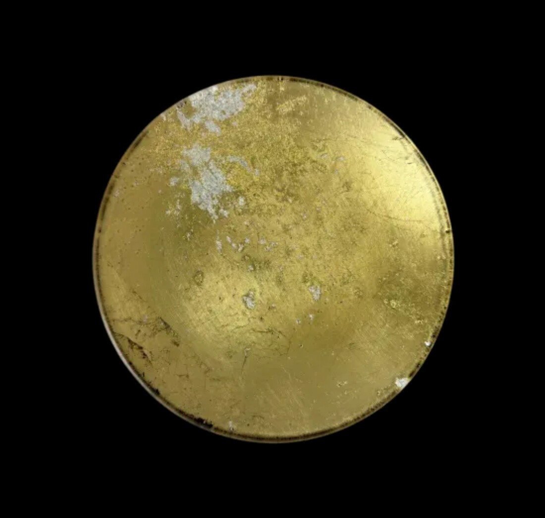 
            丸小皿 箔貼り ゴールド（金箔）
          