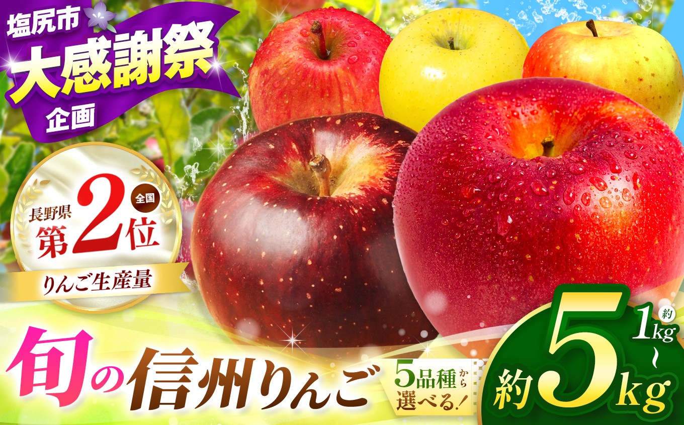 
                  【2026年先行予約】 長野県産 5品種から選べる！信州 エールりんご（単品 or セット）≪ 寄附で農家さんを応援♪♪ ≫【9月末以降発送 ※品種により異なる】 | 果物 くだもの フルーツ 林檎 りんご リンゴ シナノゴールド シナノスイート ぐんま名月 サンふじ お好み 訳あり 信州産 長野県 塩尻市 | 寄付額 6000円～
                