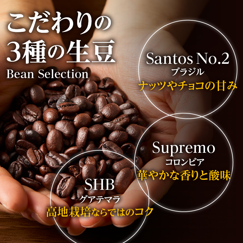 【6ヶ月定期便】湧水庵　自家焙煎珈琲豆（200g×3袋）