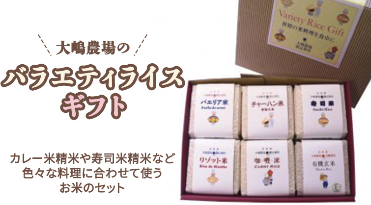 大嶋農場 の バラエティライス ギフト 米 コメ 茨城県 ミルキークイーン セット 食べ比べ リゾット パエリア [AC003ci]