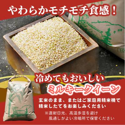 ふるさと納税 ひたちなか市 【先行予約・9月以降順次発送】令和7年　ひたちなか市産　ミルキークイーン(玄米)10kg×1袋 |  | 01