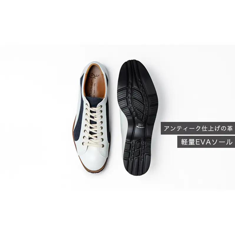 倭イズム ( ヤマトイズム ) 牛革 デニム シューズ 紳士靴 YA3310 25.5cm