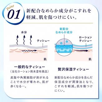 0024-10-04 エリエール 贅沢保湿 ティッシュペーパー 200組×3箱×10パック（ 30箱 ） ボックス ローション ティッシュ 保湿 パルプ100% 日用品 消耗品