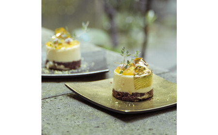 風まぜ雪・雲間の月影 小 ペア（金箔四号色）