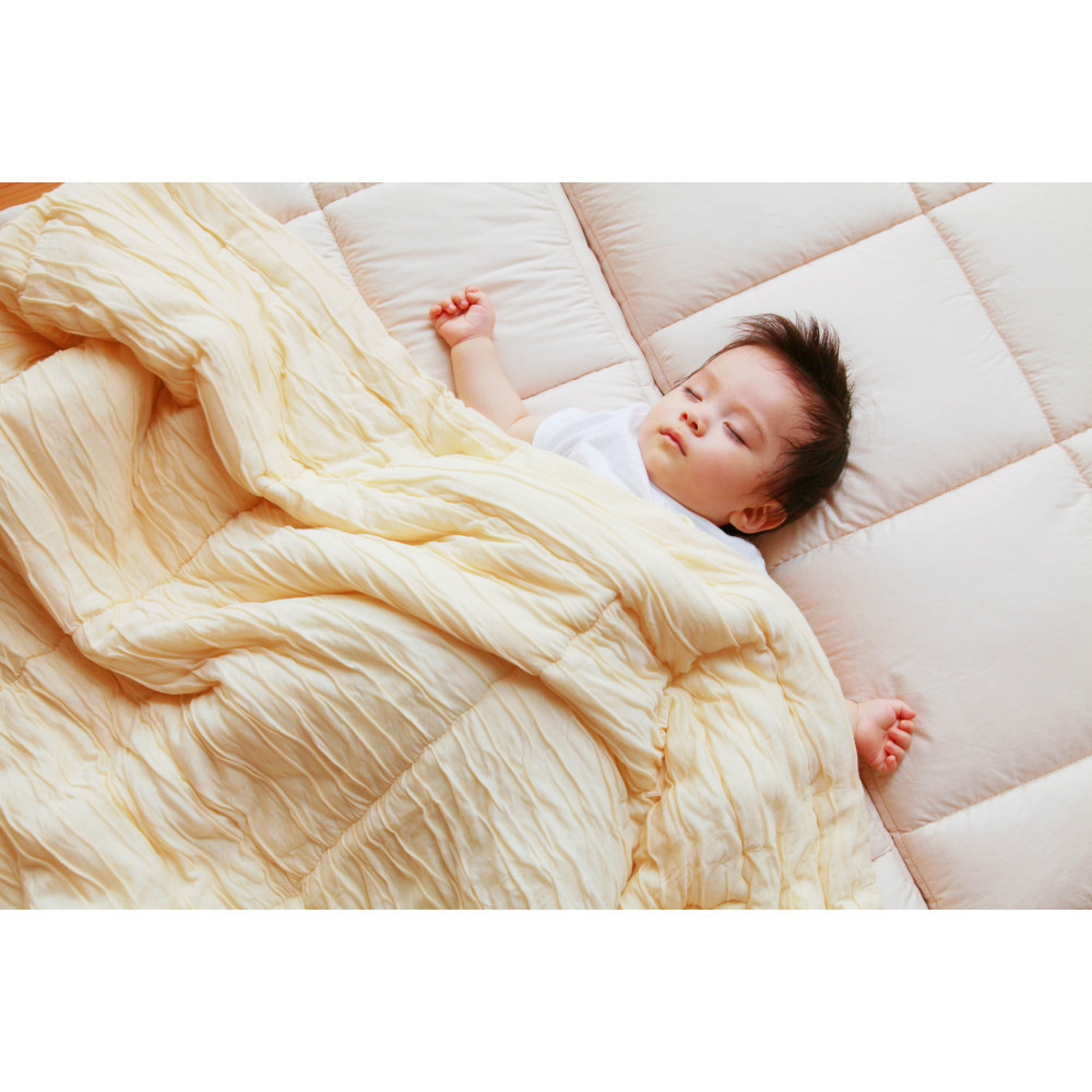 【クリームベージュ】ましゅまろベビー掛布団