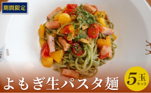 
                  【数量・期間限定商品】よもぎ生パスタ麺(5玉セット) [№5694-0859]
                