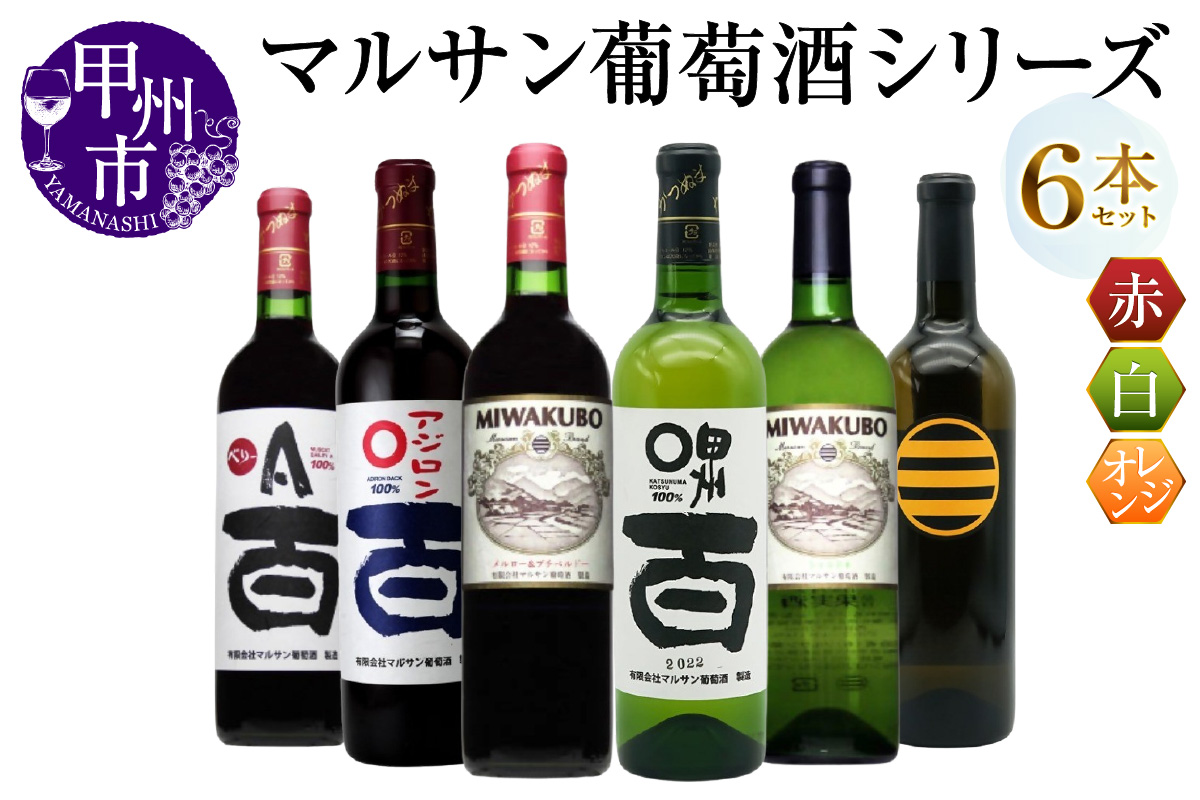 マルサン葡萄酒 6本セット【2】（MG）E5-481