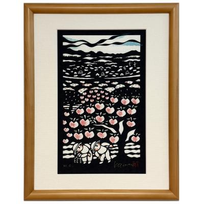 ふるさと納税 長野市 きりえ版画 ふるさと365日シリーズ りんごのうた |  | 01