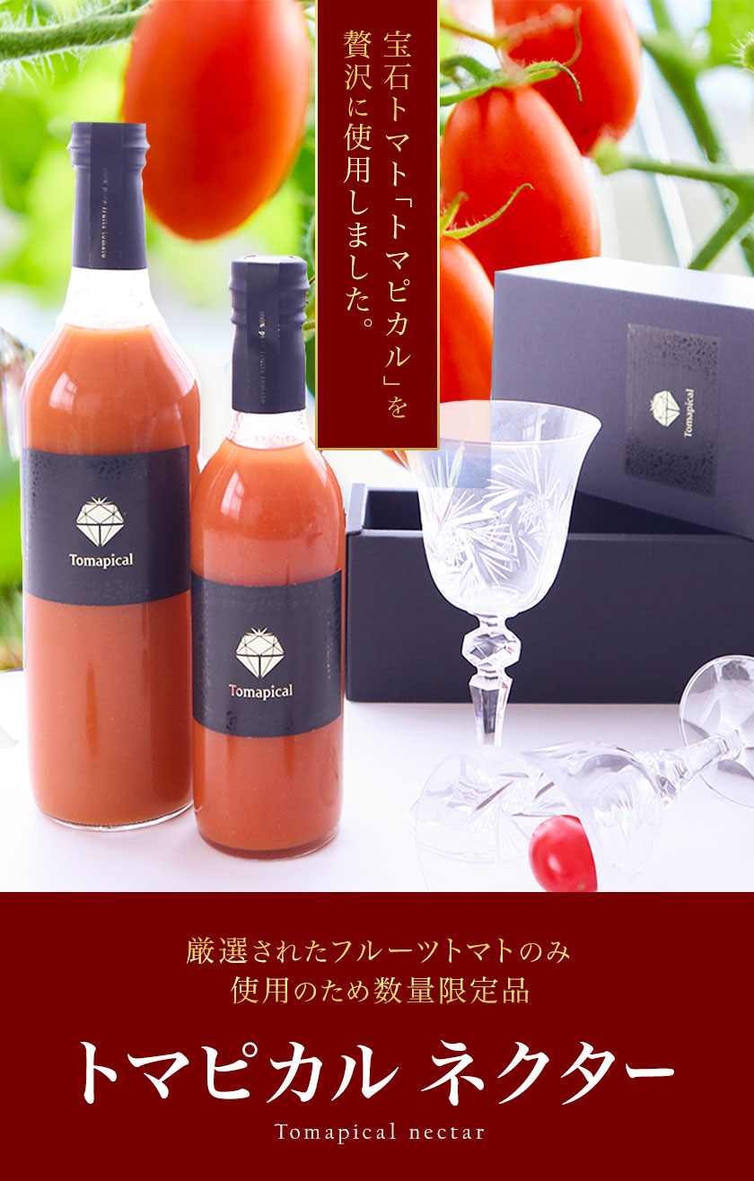 トマト ジュース トマトジュース トマピカル ネクター フルーツトマト 350ml 1本 株式会社ジェイ・イー・ティ・アグリ《30日以内に出荷予定(土日祝除く)》岡山県 笠岡市 送料無料 トマピカルネクター ソフトドリンク 野菜 野菜ジュース---J-01---