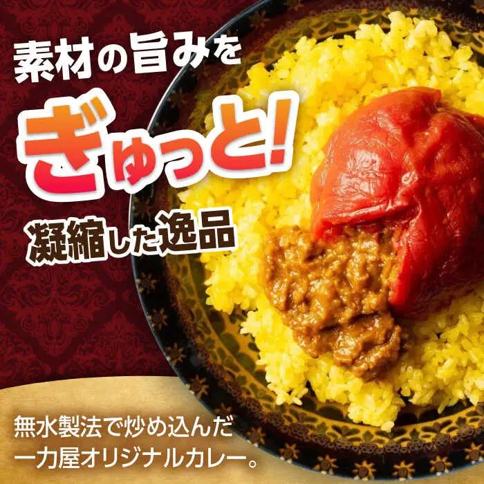 丸ごとトマトのキーマカレー 4食 / 一力屋[AWAE001]キーマカレー