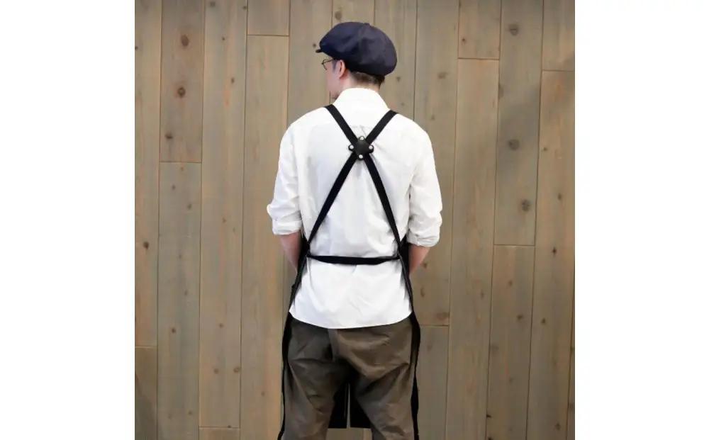 「セルヴィッチデニム」使用 DIY好きのためのワークエプロン Lサイズ