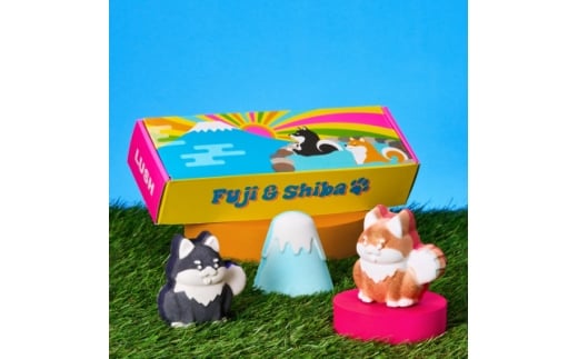 LUSH (ラッシュ) 富士山&柴犬 ギフト バスボム3種セット【1694434】