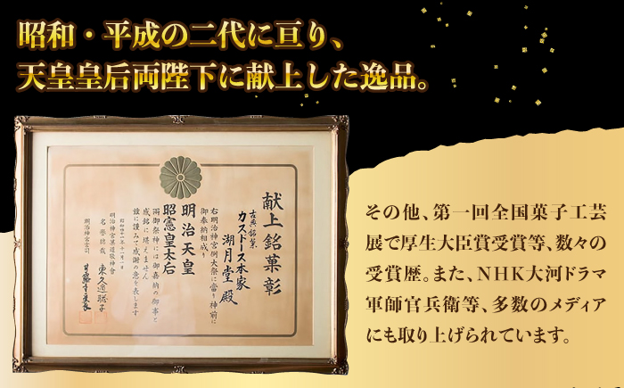 【全12回定期便】カスドース・カステラ・ポルトガル煎餅詰め合わせ＜B＞ 【湖月堂老舗】 [KAC185]