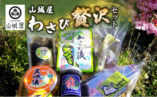 
山城屋　わさび贅沢セット [№5227-0240]
